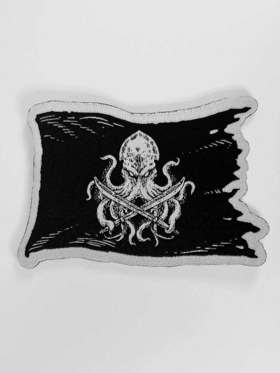 Kraken Flag Fabric Patch w/Velcro Backing